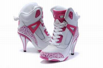 nike talon compensé rose